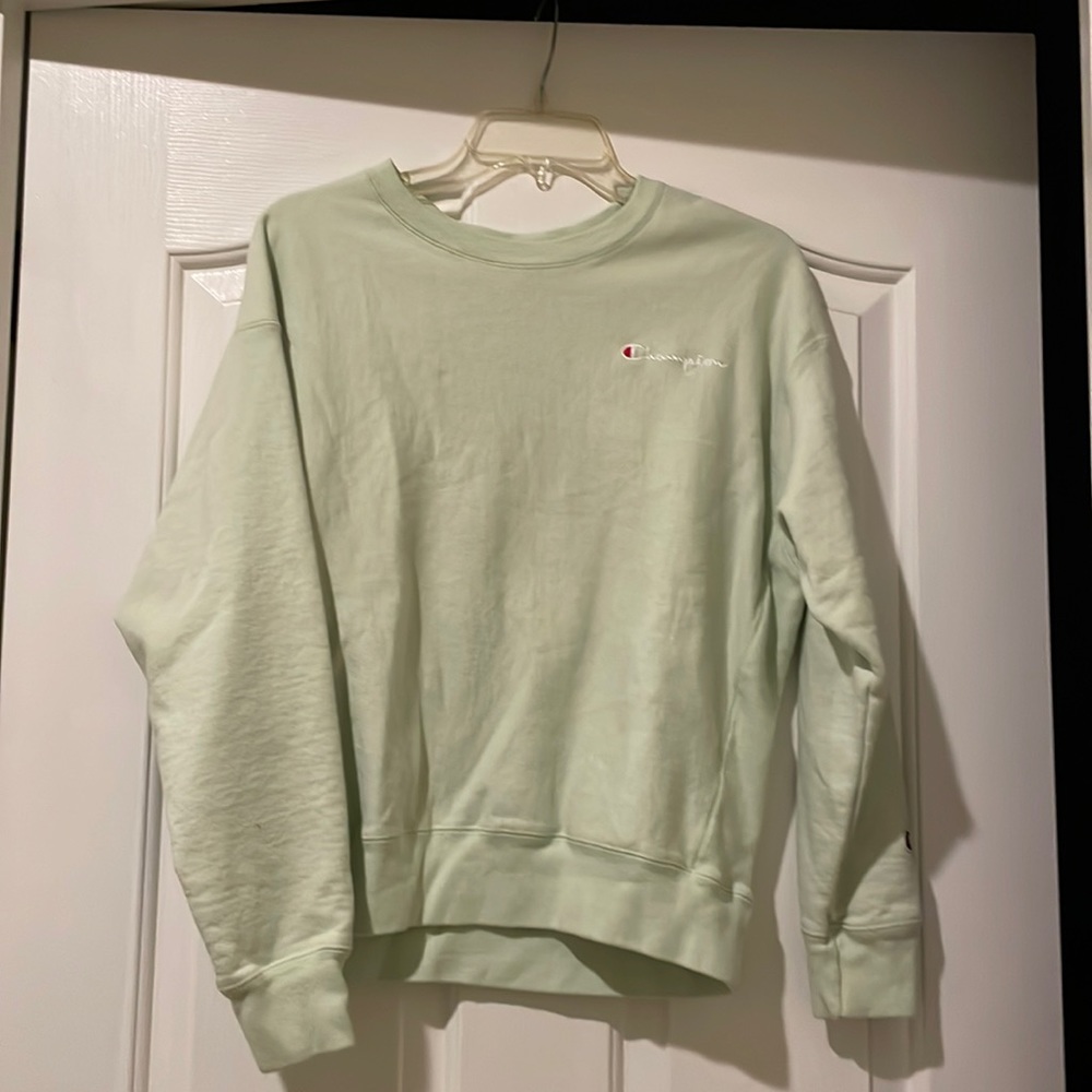 Mint Champion Crewneck- Size Large